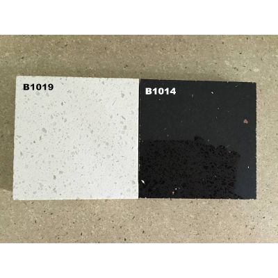 Black and White Mirror Quartz Stone for Kitchen Countertop