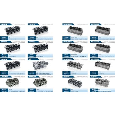 More than 700 kinds of Cylinder Head for Car, Pickup, Truck and Construction Machinery