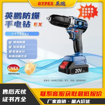 GYPEX explosion-proof hand drill Chemistry Chemical with lighting impact function Screwdriver tool 2