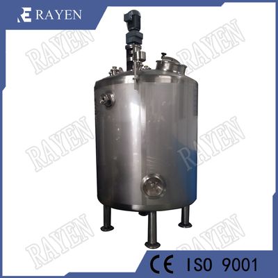 Stainless steel industrial conical tank stirred tank