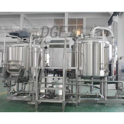 1500L 2/3/4 vessel utility commercial beer making equipment