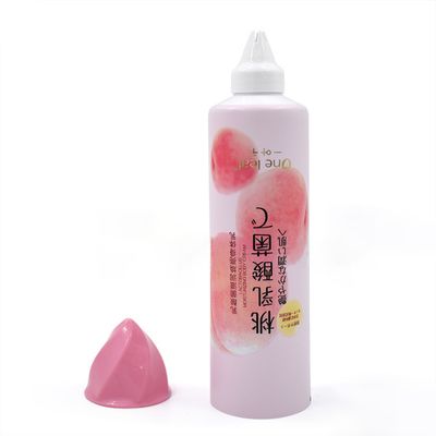 Personal care moisturizing body cream packaging tube with special ice cream applicator and screw cap