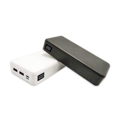 Dual USB Mini Power Bank 20000mAh LCD Display Portable Charger
