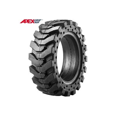 APEX Solid Skid Steer Tires for 12, 15, 16, 18, 20, 24, 25 inch