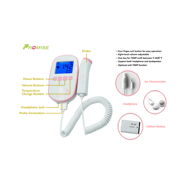 PROMISE Manufacturer/fetal doppler / color screen fetal doppler / fetal monitor
