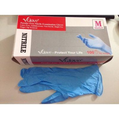 Multiple Sizes Colored Nitrile Gloves Disposable Gloves