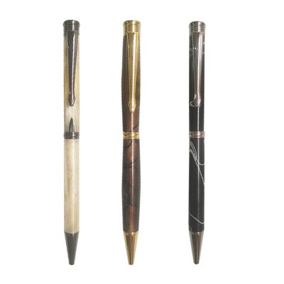 Wood Turning Gold Pen Kits by Xiamen Strongink Business Co., Ltd