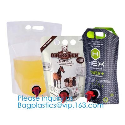 LIQUID CHEMICAL PACK POUCH BAG, SOUP,MILK,WINE,BAG IN BOX JUICE VALVE BAG,SILICONE FRESH