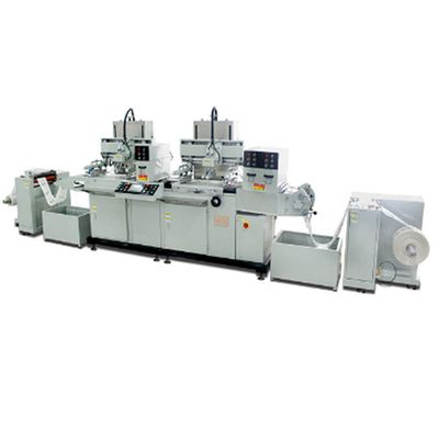 Automatic Roll To Roll Screen Printer Press UV Silkscreen Printing Machine