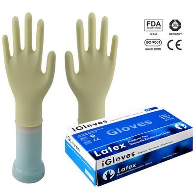 latex powdered glove