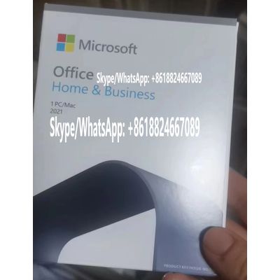 Office 2021 Home & business PC Key Code 2021 hb Key Card Retail Sealed Packing Box