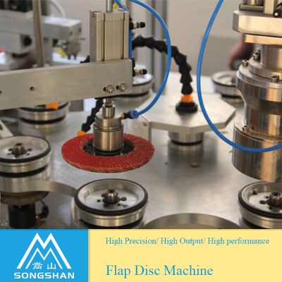Semi Automatic Flap Disc Making Machine