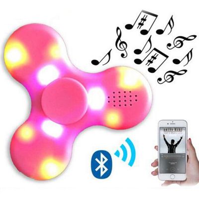 Hot sale promotional gift new toy fidget spinner mini Hand spinner bluetooth speaker with led light
