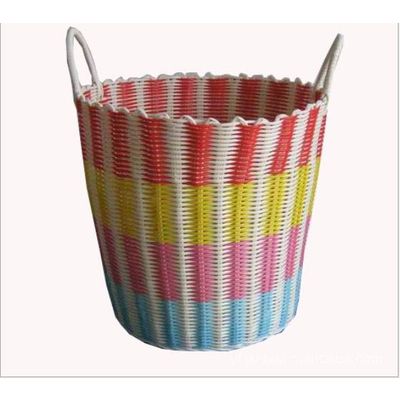 Sell laundy basket/PP woven basket/straw basket/storage basket
