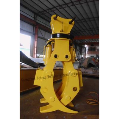 Heavy Duty Excavator Wood Grapple Construction Machinery Accessories