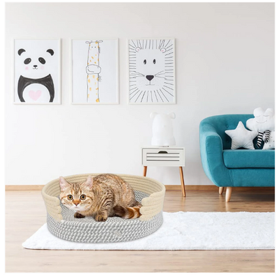 Cotton rope pet bed Cat Scratching Bed