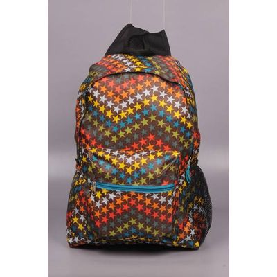 Foldable backpack travel bag