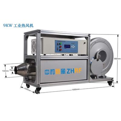 Precision temperature control for industrial hot air blower