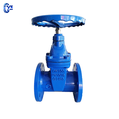 AWWA ductile iron soft seal Resilient seat gate valve