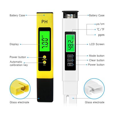 Best price 4 in 1 PH/EC/CF/TDS Meter ph meters Suit With Backlight for water test