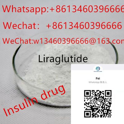 High purity Hypoglycemic agentLiraglutideCAS:204656-20-2Hypoglycemia, blood pressure lowering, insul