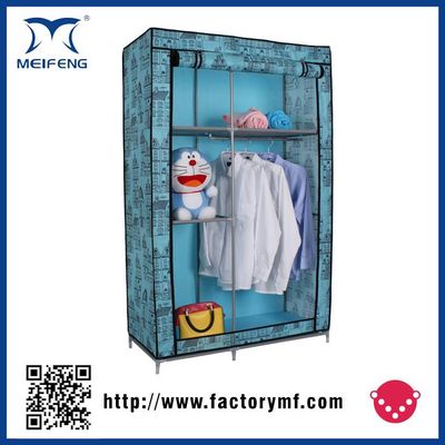 Meifeng Double Large Portable Canvas Wardrobe Cupboard