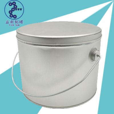 wholesales laundry powder tin pail,popcorn storaging tin can,grain tin container,kernel tin case