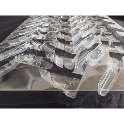 pressure forming plastic blister trays material PET blister packing trays for bicycle parts