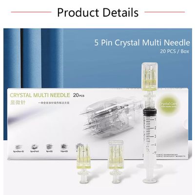 Korea Beauty Wrinkle Removal 5 Pins Crystal Multi Needle Mesotherapy Replaced Micro Needle