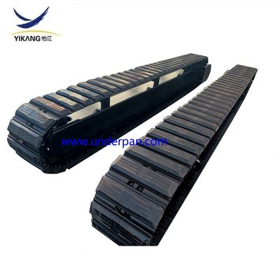 Mine chassis rubber track undercarriage for crawler crusher excavator drilling rig by China factory