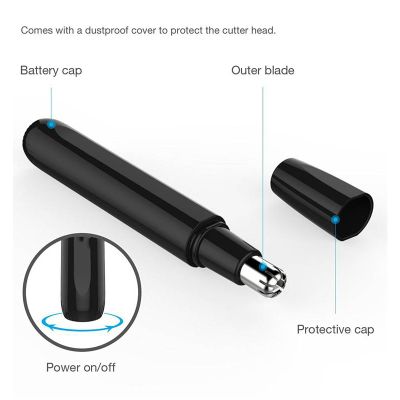 Washable Precision Cutting Ear and Nose Hair Trimmer