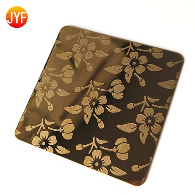 Titanium Gold and silver color polishing stainless steel 304 sheet stamped finish