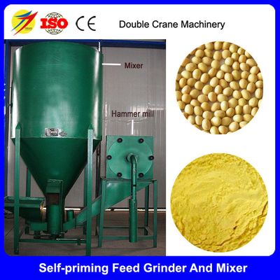 Chicken feed hammer mill and mixer machinery for powder feed
