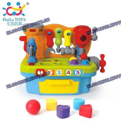 HUILE Educational Toy Workbench Baby Tools