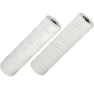 1 5 10 100 micron 40inch PP / cotton String Wound filter cartridge SS core for water filtration