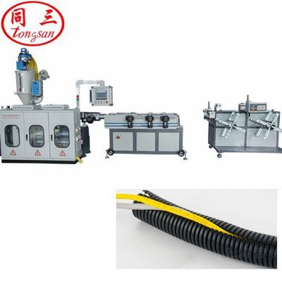 Plastic corrugated hose tube electrical wire flexible pipe tube extruder machine production line