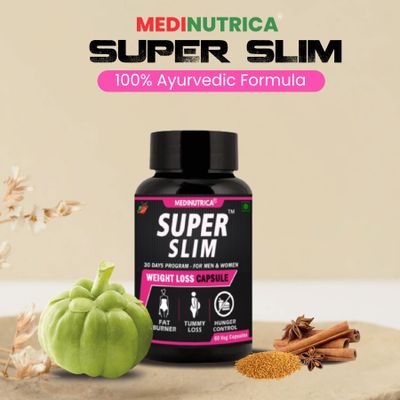 Super Slim 60 Veg Capsules Best Herbal Products for Weight Loss