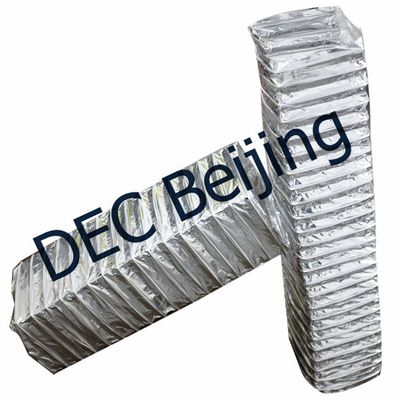 Fire resistant 5 inch 25ft rectangular flexible aluminum foil duct for HVAC systems