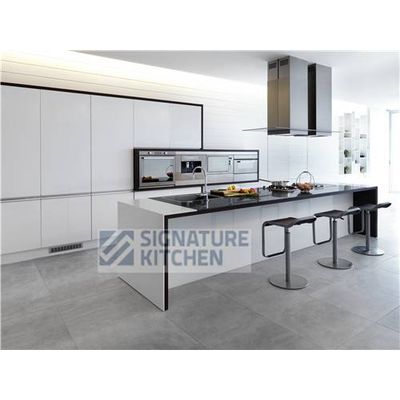 SIGNATURE KITCHEN- White High Glossy Lacquer Kitchen Cabinet