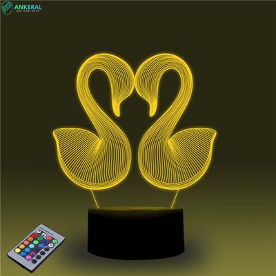 Romantic 3D Night Lamp with Remote Control Best Selling 3D Night Lamps