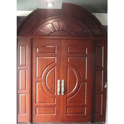 Double Front Doors with Arch