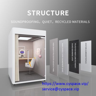 Cyspace Sound Proof Room Competitive Smart System Sound Insulation Soundproof Booth Office Pod
