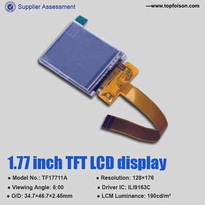 Factory supply 1.77 inch 128*160 TFT lcd display with resistive touch panel-TF17711A