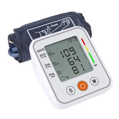 Wholesale KWL-B01 Automatic Upper Arm Blood Pressure Monitor BP Machine Meter Digital Arm Cuff
