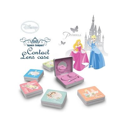 Disney Princess compact contact lens case