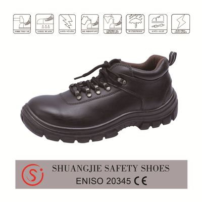 safety shoes work boots smooth leather pu outsole