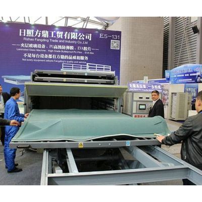 2016 Glasstec Fangding EVA laminated glass machine with CE certified