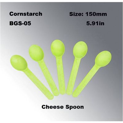 Biodegradable Disposable Eco-friendly Compostable Dinnerware Cutlery Cheese Spoon