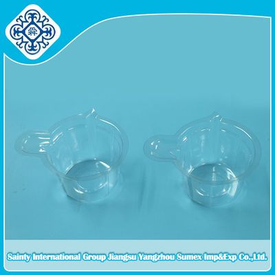 Transparent plastic sterile urine container, disposable PVC container made in China