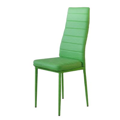 colorful pu leather side chair, factory dining room chair